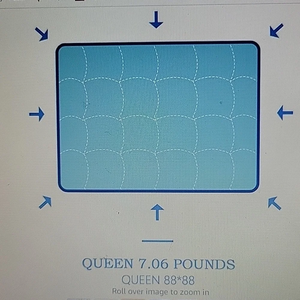 Ashomeli Queen Comforter Duvet cooling Insert corner tabs Dark Gray NEW 88